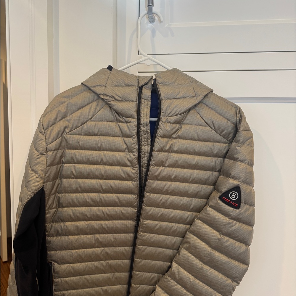 Women’s gold and Black Puffer Jacket